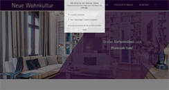 Desktop Screenshot of neue-wohnkultur.de